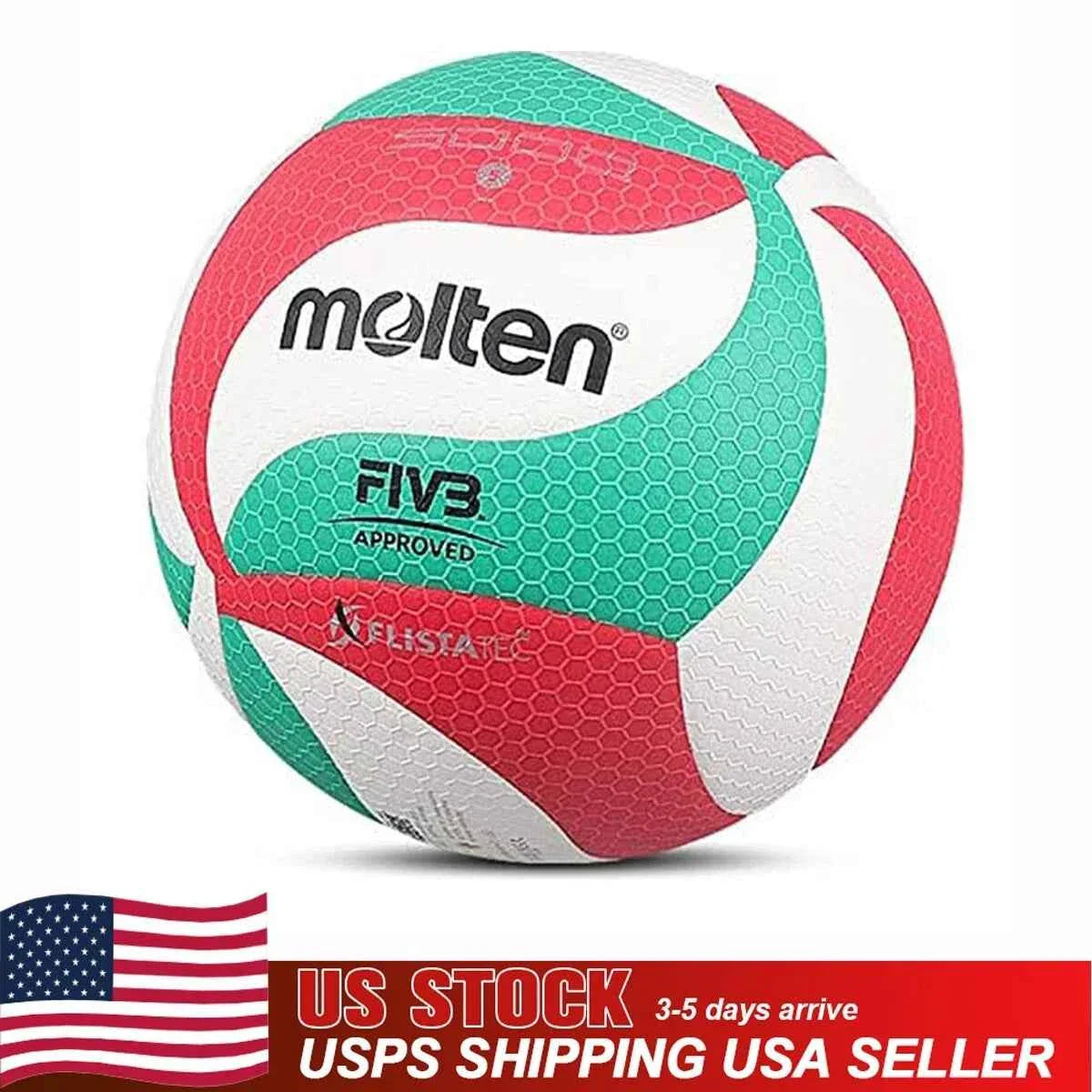 Molten V5M5000 FIVB Approved Volleyball – Official Size 5 Indoor Match Bal